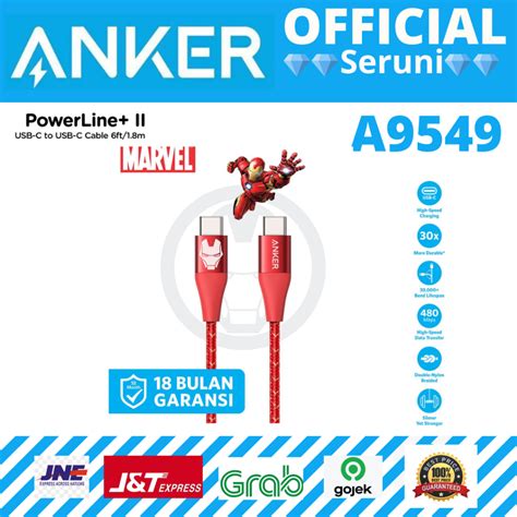 Jual Kabel Charger Anker Xmarvel Powerline Ii Usb C Tousb C Cable Ft