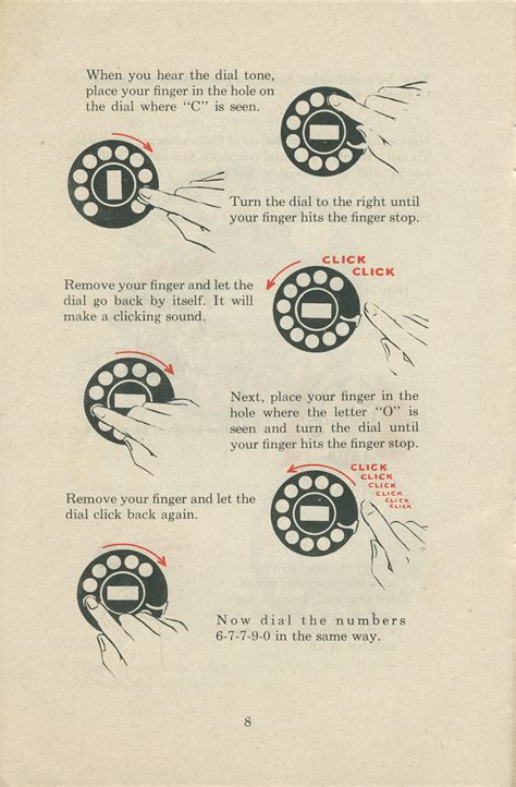 how to use a dial phone