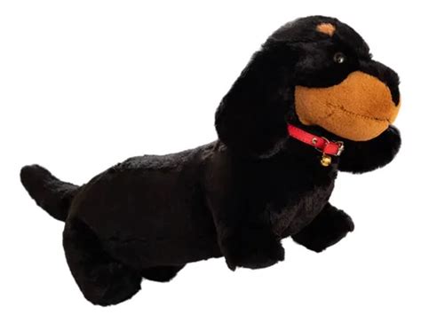 Cachorro De Pelucia Preto - Filhote De Cachorro De Pelúcia Animal De Pelúcia Preto | Frete grátis