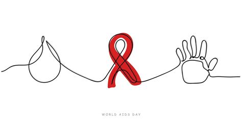 Aids Awareness Red Ribbon World Aids Day Concept 34115482 Vector Art