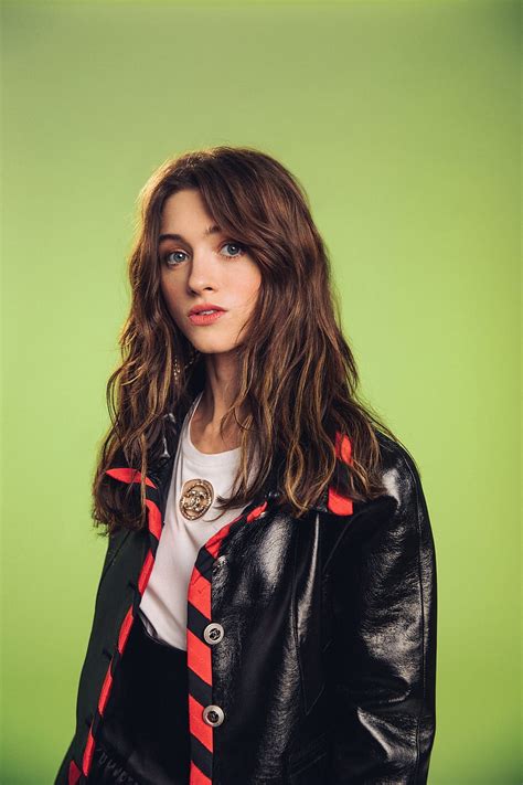 Natalia Dyer Women Actress Blue Eyes Long Hair Brunette Green