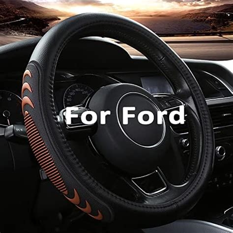 Yangday Leather Steering Wheel Cover For Ford F150 F250