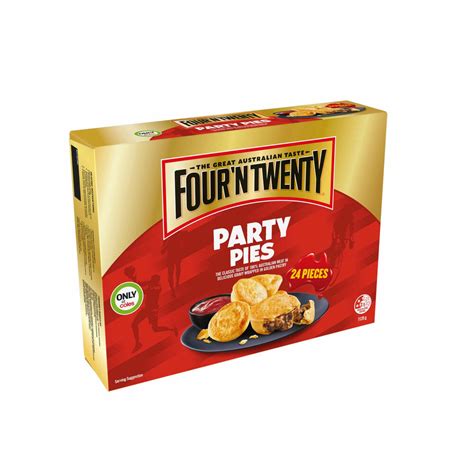Buy Four N Twenty Afl Party Pies 24 Pack 112kg Coles