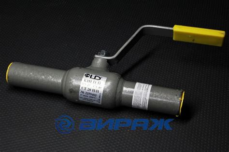 Купить кран шаровый вварной ду- 65мм. рn25 t.max. 200гр., ld КШЦП по ...