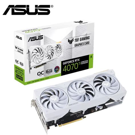 華碩 TUF GeForce RTX 4070 Ti SUPER OC 16G White 顯示卡 - Shenqi神麒數位-打造您的客製化電腦