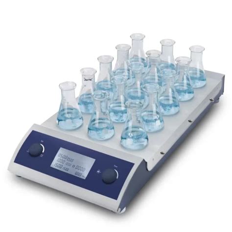 Position Aluminium Hot Plate Stir Mixer Multi Position Hotplate Magnetic Stirrer Lcd Multi
