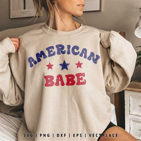 American Babe SVG Th Of July SVG Vectplace