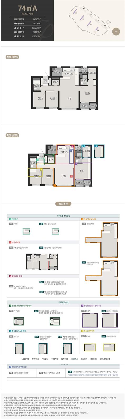 평형안내 평택브레인시티한신더휴모델하우스