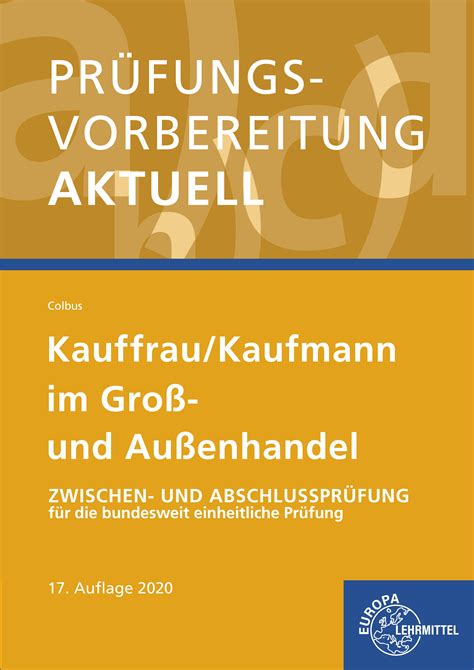 Kaufmann Frau Gro Und Au Enhandel Lernfeld