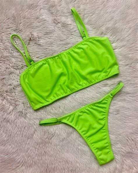 Bikini Caribe Verde Fluo ATENAS SHOWROOM