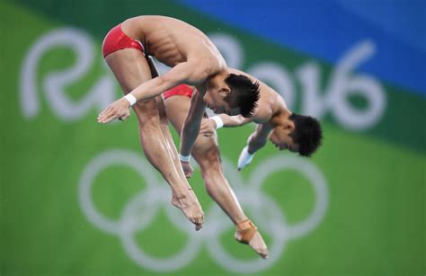 Diving Mens 10m Sychro China Aisen Chen And Yue Lin Rio Olympics