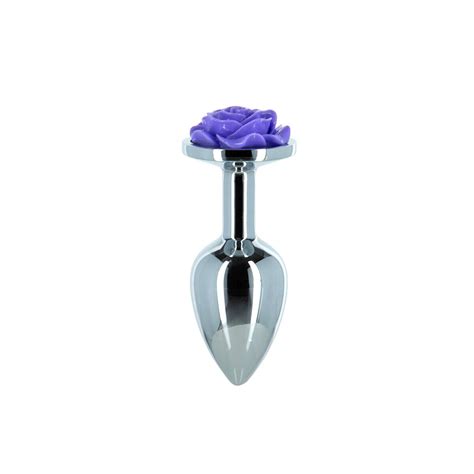 Lux Active Rose Anal Plug Purple