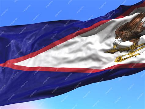 Premium Photo | American samoa of flag