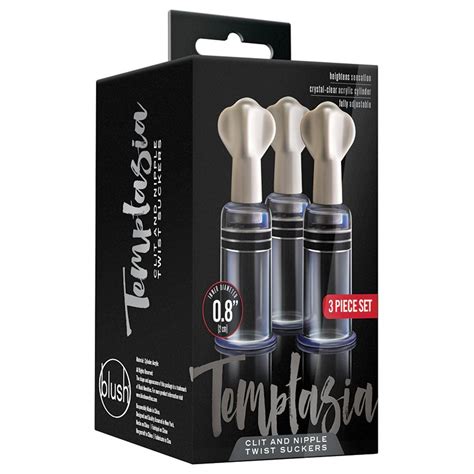 Temptasia Clit And Nipple Twist Suckers Clear Set Of La Sex Shop De