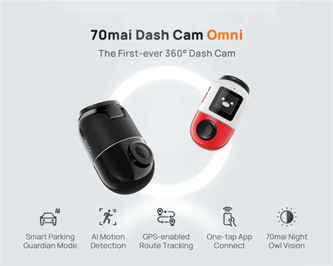 70mai Dash Cam Omni X200 Full View 360 - GadStyle BD
