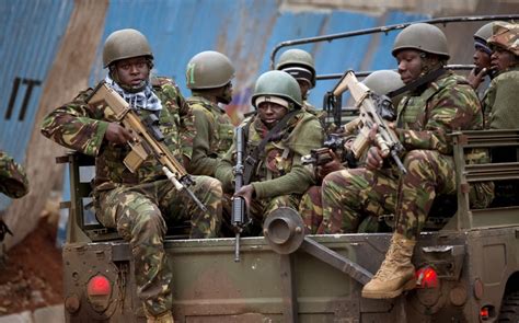 Kenya Special Forces Operations Forces Armed with FN SCAR-H Assault ...