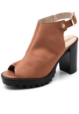 Sandália Moleca Camurça Nude Compre Agora Dafiti Brasil