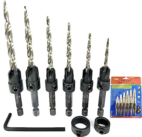 Ftg Usa Wood Countersink Drill Bit Set Sizes Set Countersink Hss M