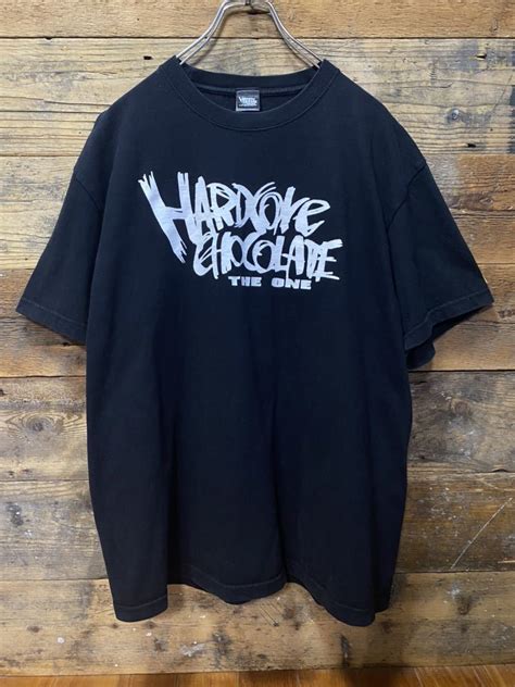 HARDCORE CHOCOLATE ベーシックロゴ Tシャツ size XL ブラック ハードコアチョコレート 半袖 S S TEE コアチョコロゴ THE ONE 黒 HARDCC