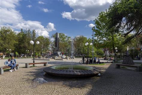 May 25, 2021 Berehove City, Transcarpathia, Ukraine. Skver I Ploshcha ...