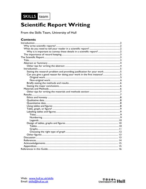 scientific report