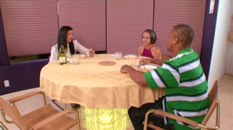 Two Hot Dark Haired Babes Enjoy A Threesome With Their Hung Black Boyfriend From Horny White