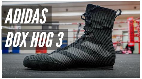 Quick Review on the Adidas Box Hog 3 Boxing Shoes / Boot - YouTube
