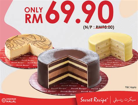 Senarai Harga Menu Kek Secret Recipe Sis Hawa Blog Lifestyle Penuh