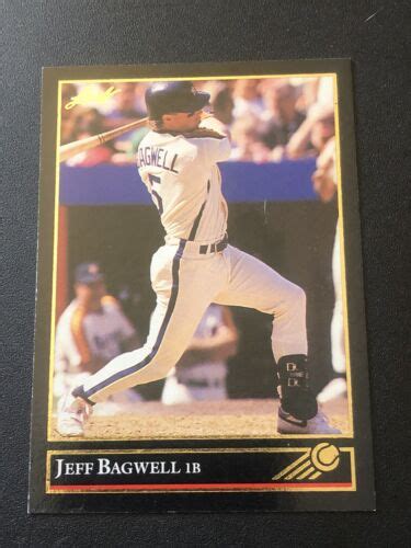 Leaf Gold Jeff Bagwell Hof Ebay