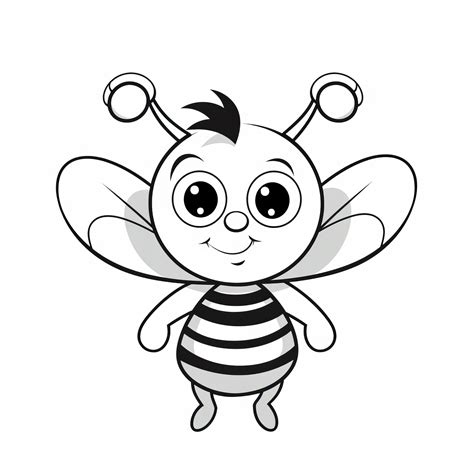 Abeja Dibujo Para Colorear 8