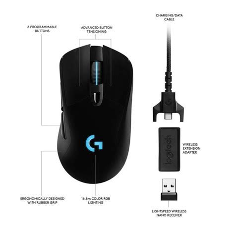 Logitech G703 Lightspeed Review Wireless Effectivity Redefined Realgear