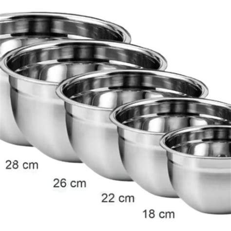 Tigela Inox Mixing Bowl Cm Culinn Artigos Culin Rios