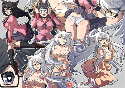 DynaRef Hanekawa By Kinkymation Hentai Foundry