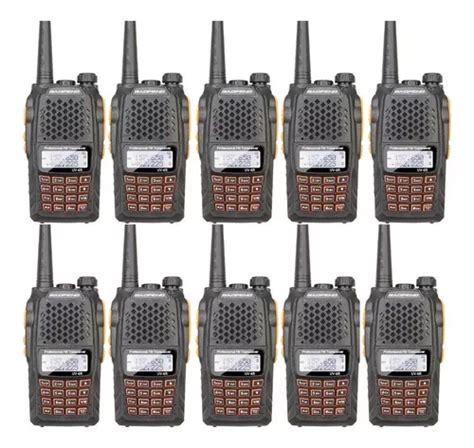 Kit De Radios Ht Walk Talk De Doble Banda Uhf Vhf Fm Baofeng Uv R