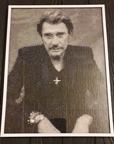 Tableau Johnny Hallyday Amazon Fr Produits Handmade