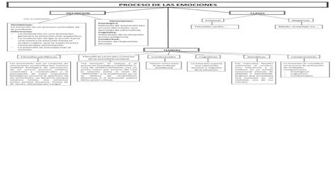 Esquema Tema 11 Los Procesos De Las Emociones Pdf Document