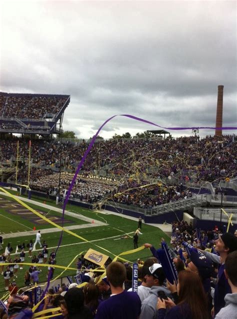 JMU Tradition: After each James Madison University touchdown or field ...