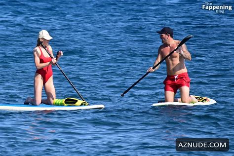 Katie Mcglynn Sexy Seen With Ricky Raymen Sizzles In A Hot Red Bikini At Santorini Beach AZNude
