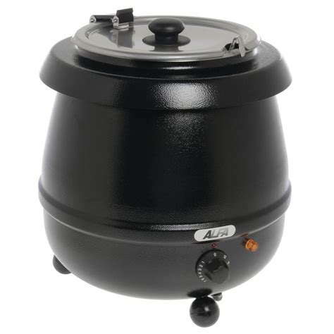 Vollrath 72165 Cayenne® 11 qt Black Colonial Kettle Warmer - 15 3/4"Dia ...