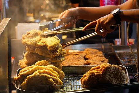 Ein Kulinarisches Abenteuer Auf Dem Nachtmarkt Von Taichung Der