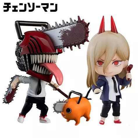 Chainsaw Man Denji Bakugo Action Figure 1560 Power And 1580 Q Verision Model 10cm Movable Action