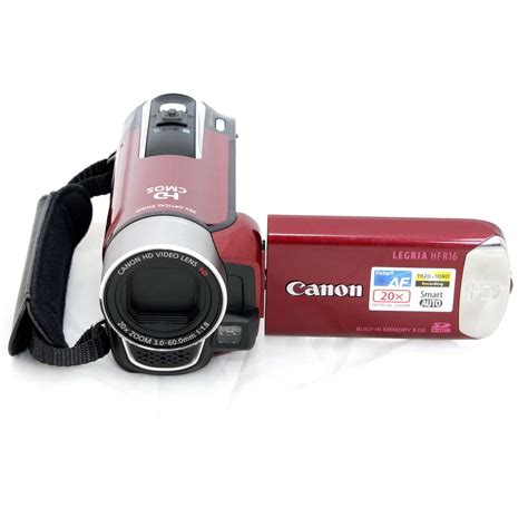 [USED] Canon LEGRIA HF R16 HD PAL Camcorder (Red) (Near New in Box ...