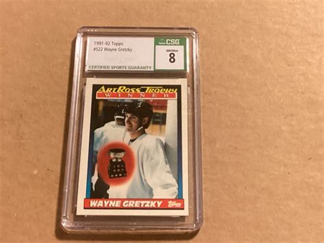 1991 92 Topps 522 Wayne Gretzky For Sale Online EBay