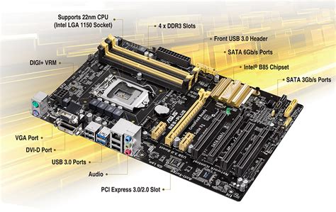 B85 Plus Motherboards Asus Global