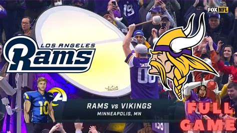 🏈los Angeles Rams Vs Minnesota Vikings Week 16 Nfl 2021 2022 Full Game