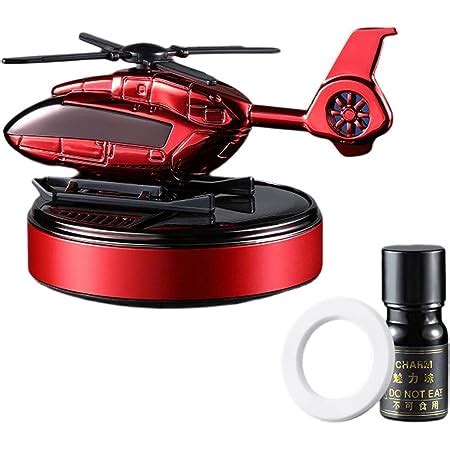 Amazon Fancemot Helicopter Car Air Fresheners Rotating Solar Car