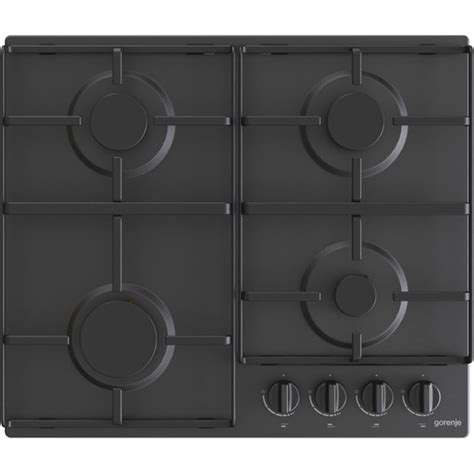 Plita incorporabila GORENJE G640EB, Gaz, 4 arzatoare, negru