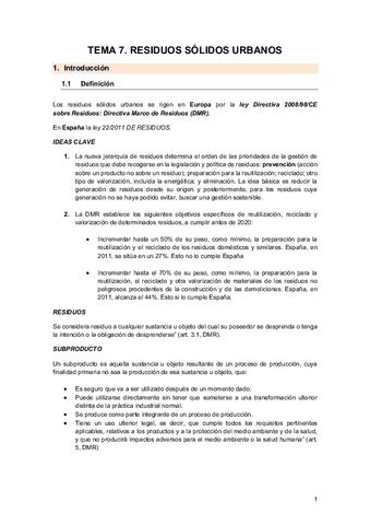 Tema Residuos Solidos Urbanos Pdf