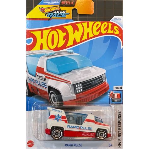 風火輪 Hot Wheels 24G 24H NETFLIX 影集 救援車 RAPID PULSE 蝦皮購物
