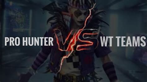 Guild Vs Guild Pro Hunter Vs Wt Teame Coustom Squad Game Play Video